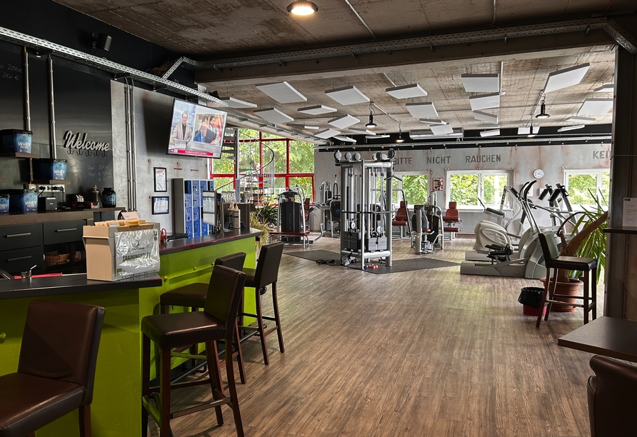 Fitnessraum des Hotels Stadt Mühlhausen