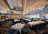 Atlantik – Klassik Restaurant an Bord der Mein Schiff 7