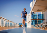 Auch das Sportangebot an Bord der Mein Schiff 7 lässt keine Wünsche offen.