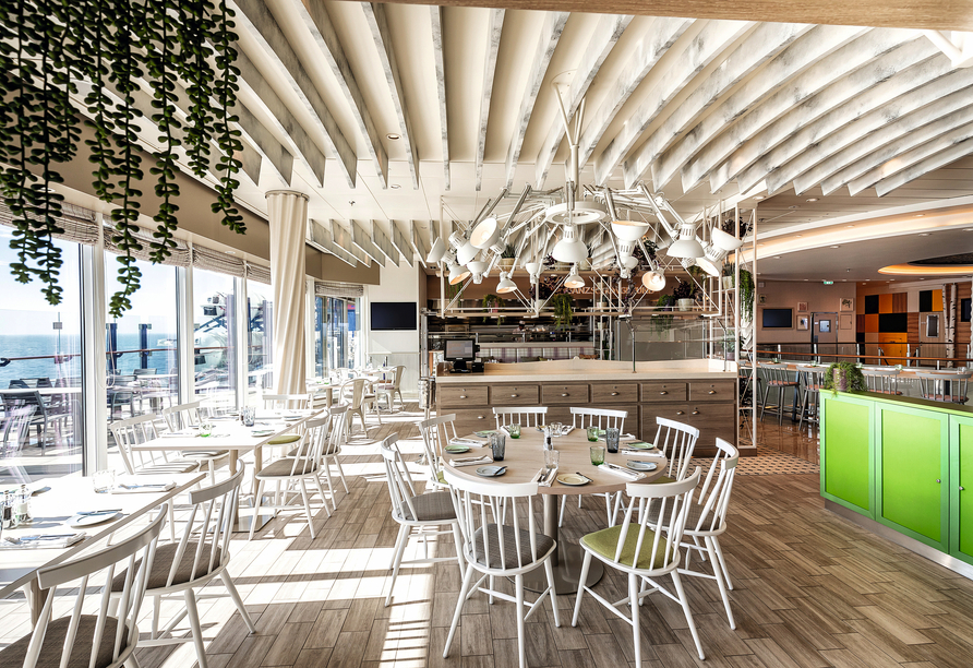 Freuen Sie sich im Ganz schön Gesund Bistro auf frische und ausgewählte Zutaten und genießen Sie ohne Reue.