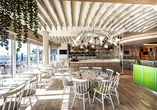 Freuen Sie sich im Ganz schön Gesund Bistro auf frische und ausgewählte Zutaten und genießen Sie ohne Reue.