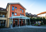 Eingang zum Hotel