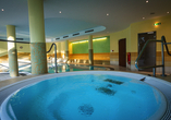 Steigen Sie in den Whirlpool und lassen Sie die Seele baumeln.