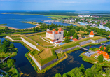 Besuchen Sie Schloss Arensburg auf der estnischen Insel Saaremaa.