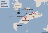 Reisezielkarte