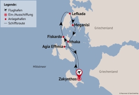 Reisezielkarte