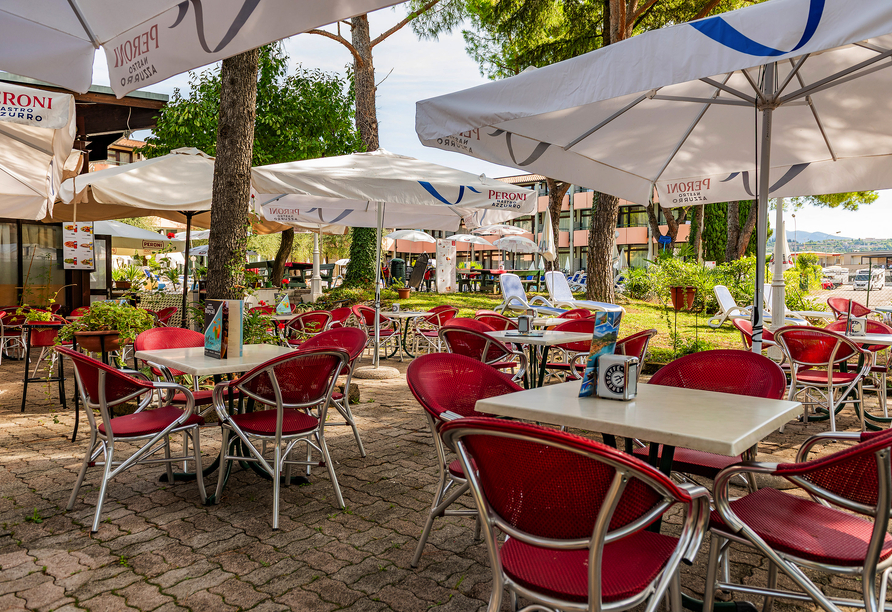 Terrasse im Hotelkomplex Palme, Suite & Royal