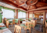 Restaurant des Hotels Alpine Mugon