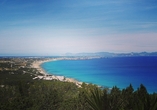 Genießen Sie fabelhafte Ausblicke von Formentera.