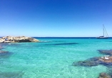 Traumhaft schönes Meer und Strände erwarten Sie auf Formentera.