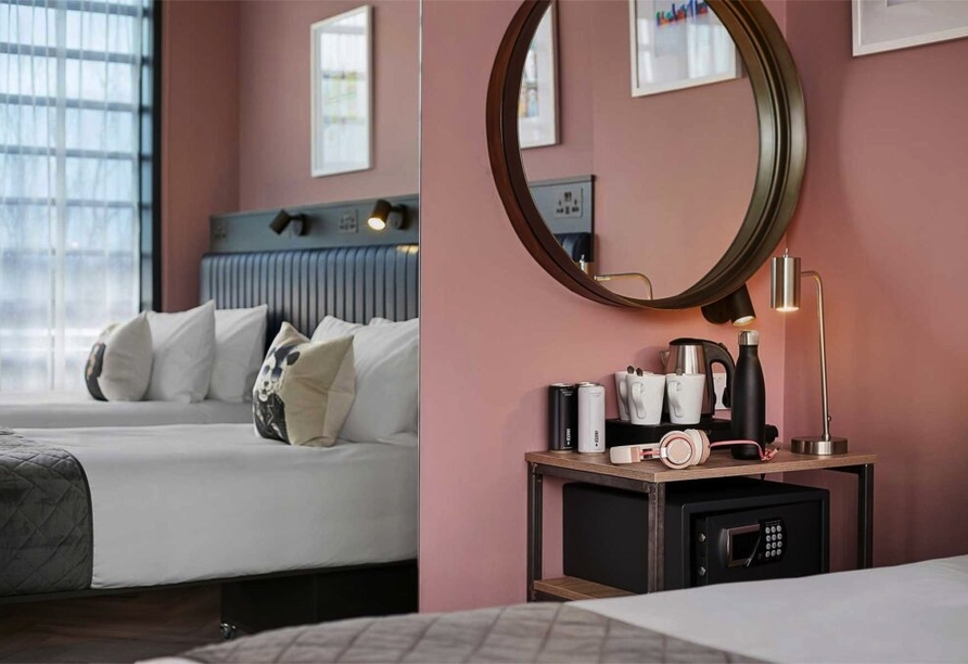 Beispiel eines Doppelzimmers im Dublin ONE Hotel