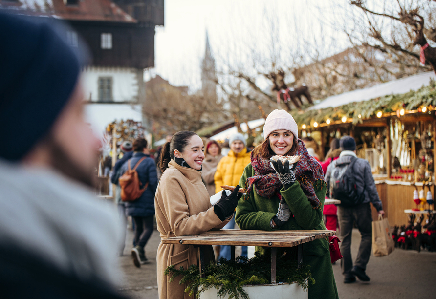 Der Konstanzer Weihnachtsmarkt ist der größte in der Vierländerregion Bodensee.