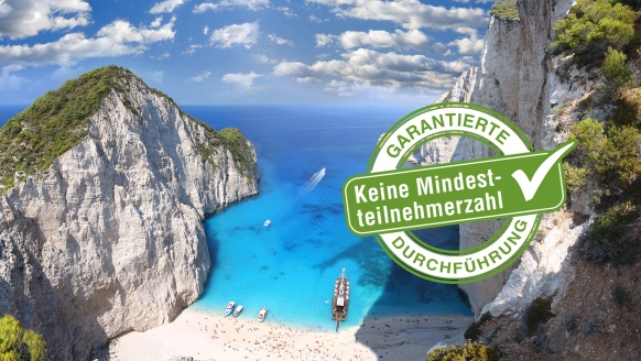 Der malerische Navagio Beach, besser bekannt als Schmugglerbucht, zählt zu den eindrucksvollsten Stränden Griechenlands.