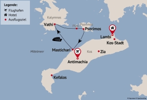 Reisezielkarte