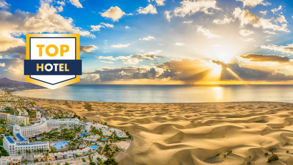 Freuen Sie sich auf Sonne satt und goldene Sandstrände – hier in Maspalomas.