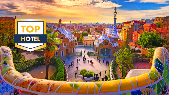 Die wilde Küste Barcelonas erwartet Sie mit vielen Höhepunkten wie dem farbenfrohen Park Güell in Barcelona, den Sie optional besuchen können.