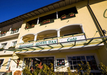 Außenansicht des Hotels Dax in Lofer
