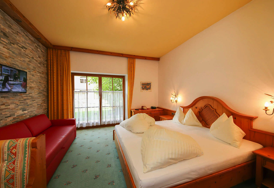 Beispiel eines Appartements Nebenhaus im Hotel Dax in Lofer