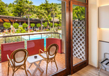 Beispiel für einen Balkon im Doppelzimmer Superior