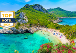 Willkommen zu Ihrem Traumurlaub auf Korfu! Regionen wie Afionas laden dazu ein, die Seele baumeln zu lassen.