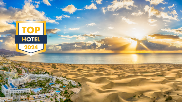 Freuen Sie sich auf Sonne satt und goldene Sandstrände – hier in Maspalomas.