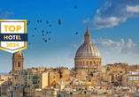 Willkommen auf Malta! Genießen Sie Sonne, Meer, herrliche Natur und unvergessliche Kulturhöhepunkte wie die schöne Hauptstadt Valletta.