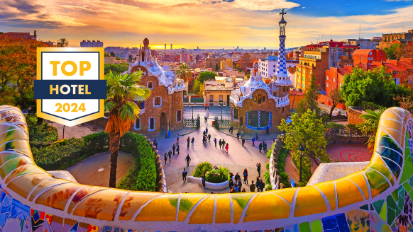 Die wilde Küste Barcelonas erwartet Sie mit vielen Höhepunkten wie dem farbenfrohen Park Güell in Barcelona, den Sie optional besuchen können.
