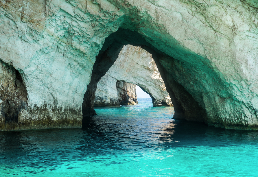 Freuen Sie sich auf einen Besuch der Blauen Grotte.