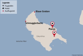 Reisezielkarte