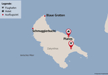 Reisezielkarte