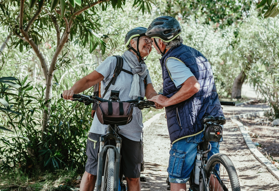 Entdecken Sie die Umgebung bei einer Radtour.