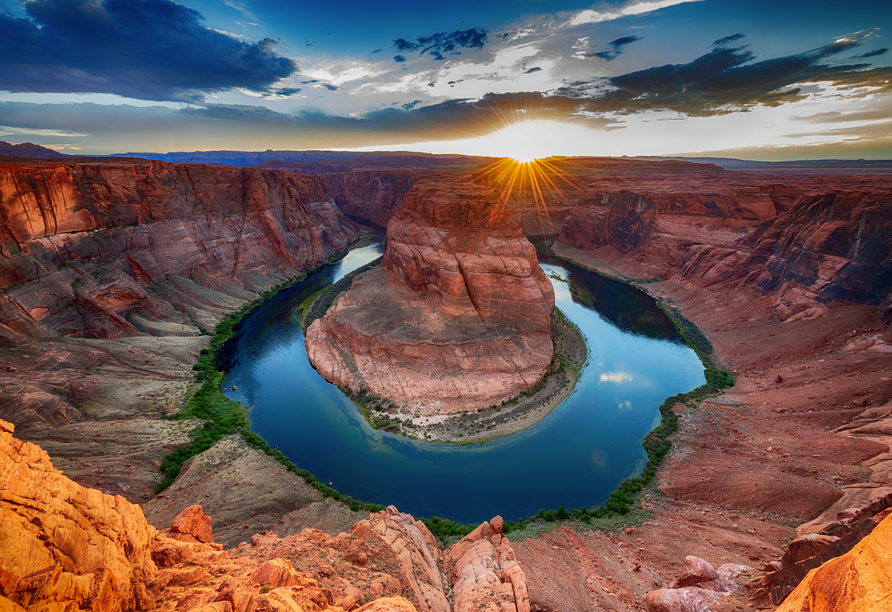 Der Horseshoe Bend ist ein absolutes Highlight Ihrer Rundreise!