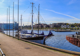 Der Kieler Hafen begeistert mit maritimem Flair und beeindruckenden Ausblicken.