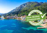 Willkommen in Benitses auf Korfu! Genießen Sie einen Urlaub voll traumhafter Ausblicke!