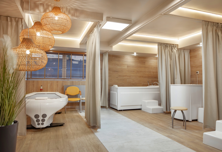 Im Wellnessbereich des Hotels finden Sie Entspannung.