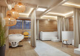 Im Wellnessbereich des Hotels finden Sie Entspannung.