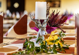 Weihnachtsdekoration im Rhön Park Aktiv Resort