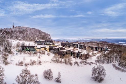 Das Rhön Park Aktiv Resort heißt Sie auch im Winter herzlich willkommen.