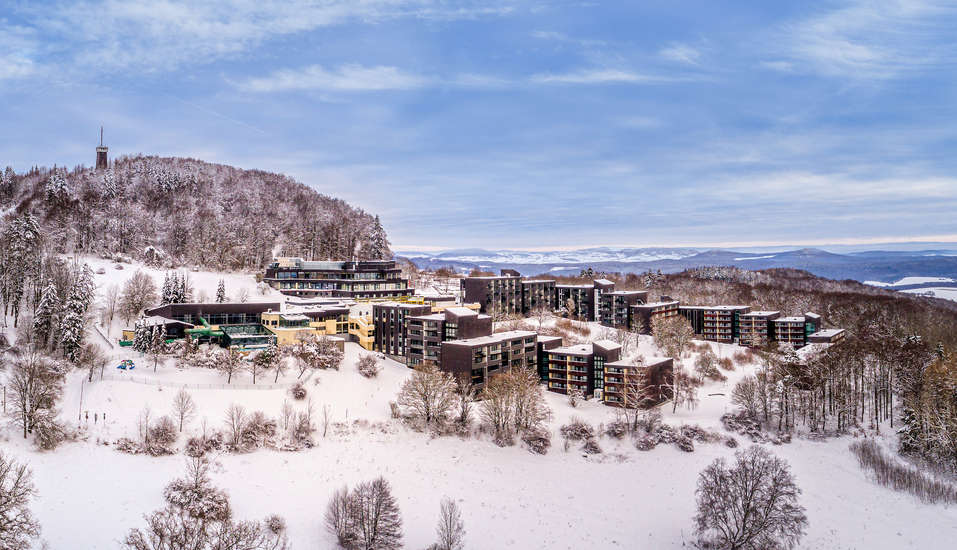 Das Rhön Park Aktiv Resort heißt Sie auch im Winter herzlich willkommen.