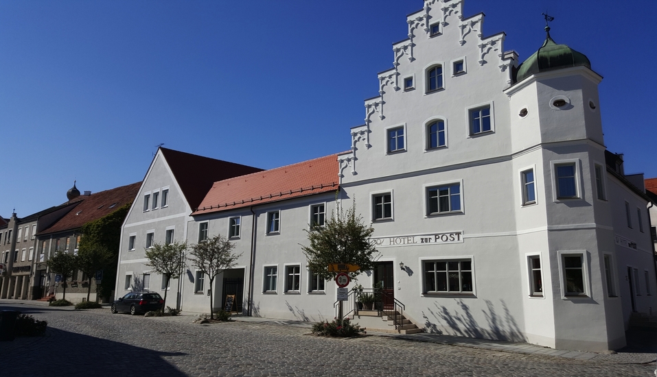 Außenansicht des Boutique Hotel Zur Post