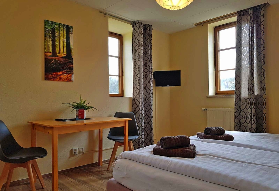 Beispiel eines Doppelzimmers im Landhotel Edelhof