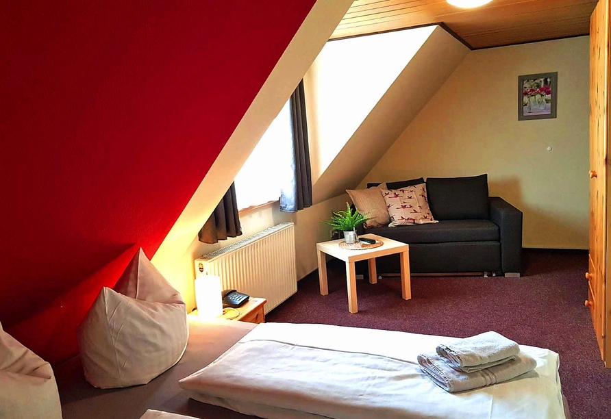 Beispiel eines Doppelzimmers im Landhotel Edelhof