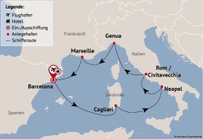 Ihre Reiseroute