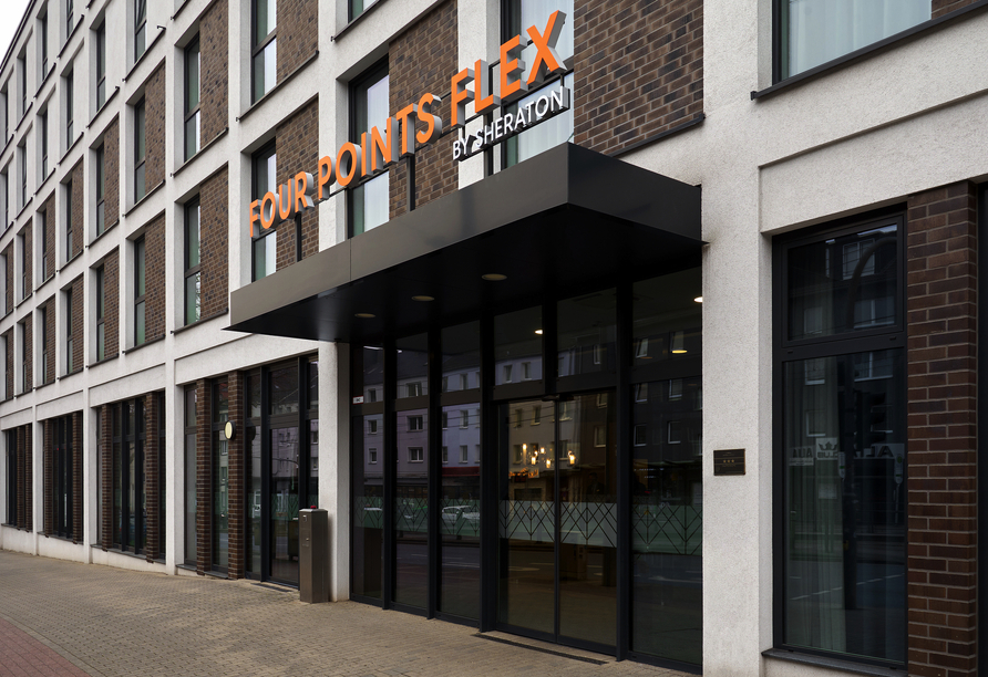 Das Four Points Flex by Sheraton Bochum freut sich auf Ihren Aufenthalt.