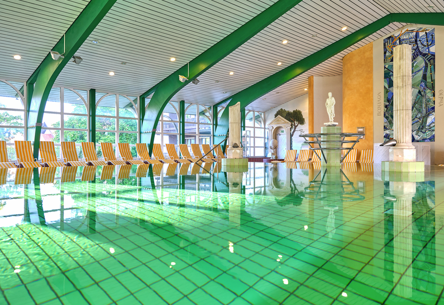 Genießen Sie entspannte Momente im Wellnessbereich des Hotels.