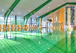 Genießen Sie entspannte Momente im Wellnessbereich des Hotels.