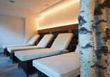Im Wellnessbereich des Hotels können Sie nach einem aktiven Tag in der Paznauner Bergwelt wunderbar entspannen.