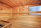 Sauna im Hotel Alpine Mugon