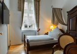 Beispiel eines Einzelzimmers im Hotel Weisses Haus 