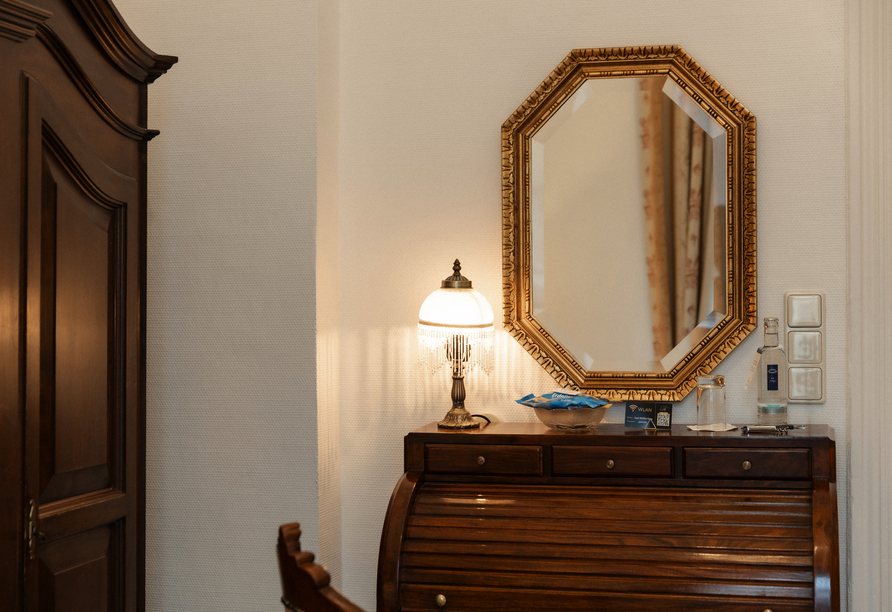 Beispiel eines Einzelzimmers im Hotel Weisses Haus 